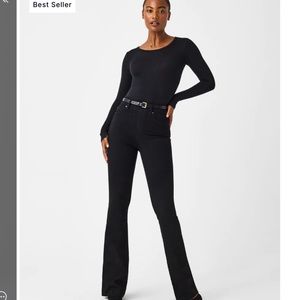 Spanx Flare Jeans in clean Black